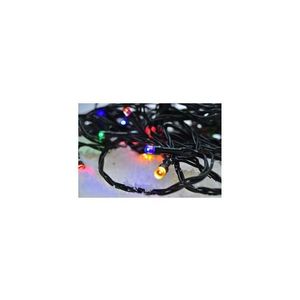 LED venkovní vánoční řetěz 100 LED 10m přívod 3m 8 funkcí časovač IP44 vícebarevný 1V101-M vyobraziť