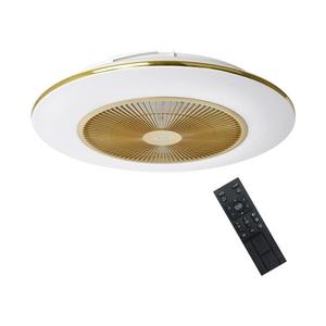 LED Stmievateľné stropné svietidlo s látorom ARIA LED/38W/230V zlatá + DO vyobraziť