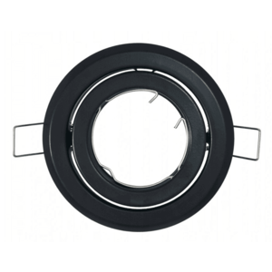 LED Solution Podhľadový rámček čierny guľatý výklopný 101175 vyobraziť
