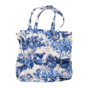 Látková taška Really Nice Things Blue Flowers, šírka 42 cm vyobraziť