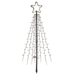 EMOS LED vianočný stromček kovový 180cm, teplá biela, časovač DCTW02 vyobraziť