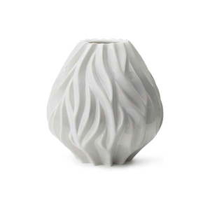 Biela porcelánová váza Morsø Flame, výška 23 cm vyobraziť