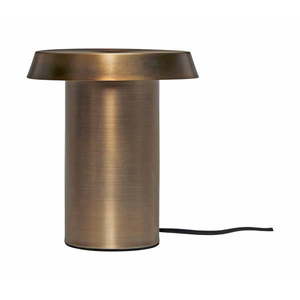 Hnedá kovová stolná lampa Keen - Hübsch vyobraziť