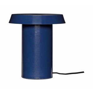 Modrá kovová stolná lampa Keen - Hübsch vyobraziť