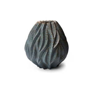 Sivá porcelánová váza Morsø Flame, výška 23 cm vyobraziť