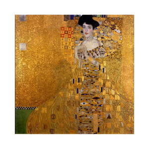 Reprodukcia obrazu Gustav Klimt - Adele Bloch Bauer I, 40 x 40 cm vyobraziť