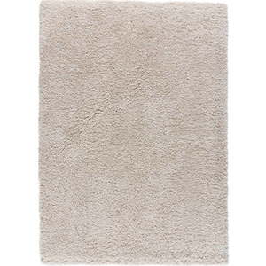 Béžový koberec 150x80 cm Shaggy Reciclada - Universal vyobraziť