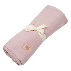 Ružová mušelínová detská deka 100x100 cm Baby Pink - Moi Mili vyobraziť