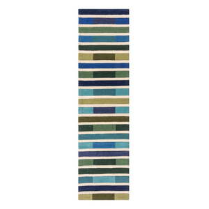 Zelený vlnený koberec behúň 230x60 cm Piano - Flair Rugs vyobraziť