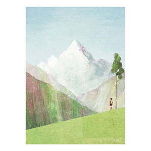 Plagát 30x40 cm Mountains - Travelposter vyobraziť