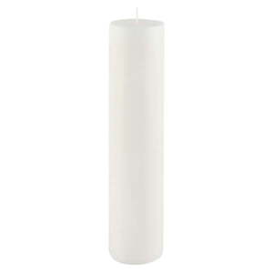 Biela sviečka Ego Dekor Cylinder Pure, doba horenia 92 h vyobraziť
