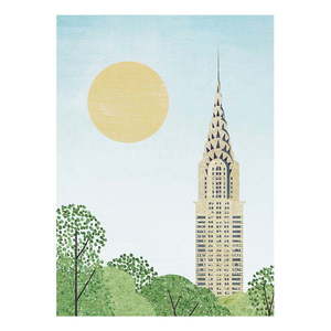 Plagát 30x40 cm Chrysler Building - Travelposter vyobraziť