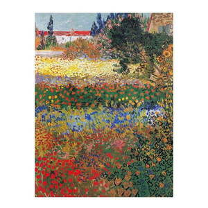 Reprodukcia obrazu Vincent van Gogh - Flower Garden, 60 x 45 cm vyobraziť