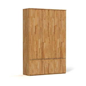 Šatníková skriňa z dubového dreva 135x206 cm Vento 3 - The Beds vyobraziť