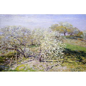 Reprodukcia obrazu Claude Monet - Spring, 90 × 60 cm vyobraziť