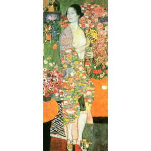 Reprodukcia obrazu Gustav Klimt - The Dancer, 70 × 30 cm vyobraziť