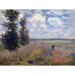 Reprodukcia obrazu Claude Monet - Poppy Fields near Argenteuil, 40 × 30 cm vyobraziť