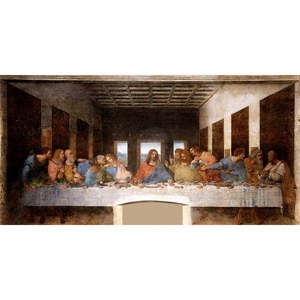 Reprodukcia obrazu Leonardo da Vinci - The Last Supper, 80 x 40 cm vyobraziť