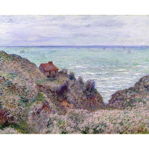 Reprodukcia obrazu Claude Monet - Cabin of the Customs Watch, 50 × 40 cm vyobraziť
