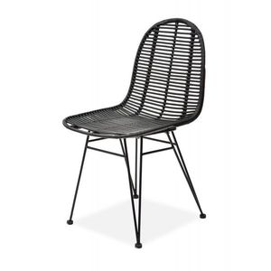 Jedálenská stolička K337 Halmar Čierna vyobraziť