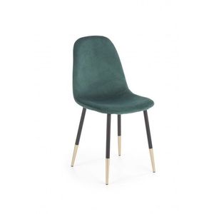 Jedálenská stolička K379 Halmar Tmavo zelená vyobraziť