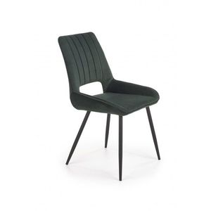 Jedálenská stolička K404 Halmar Tmavo zelená vyobraziť