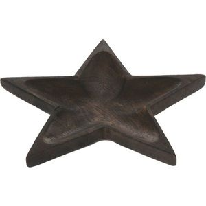 Miska z mangového dreva Star, 24 x 2 x 24 cm vyobraziť