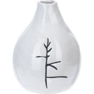 Porcelánová váza Art s dekorom vetvičky, 11 x 14 cm vyobraziť