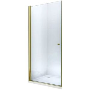 MEXEN - Pretoria sprchové dvere krídlové 70, transparent, zlatý sa stenovým profilom 852-070-000-50-00 vyobraziť