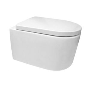 MEREO - WC závesné kapotované, RIMLESS, 495x360x370, keramické, vr. sedátka CSS115SN VSD84S2 vyobraziť