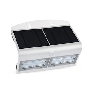 LED Solárne nástenné svietidlo so senzorom LED/7W/3, 7V 4000K IP65 biela vyobraziť