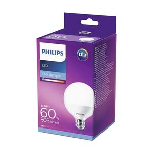 Philips LED Žiarovka Philips G95 E27/8, 5W/230V 6500K vyobraziť