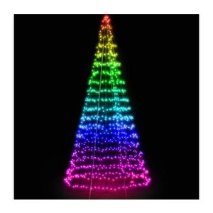 Twinkly Twinkly TWP300SPP-BEU- LED RGBW Vonkajší vianočný stromček 300xLED 2m IP44 Wi-Fi vyobraziť