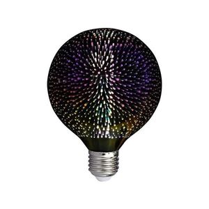 LED 3D Dekoračná žiarovka FILAMENT G125 E27/4W/230V 3000K vyobraziť