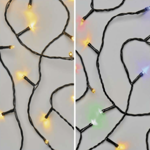 EMOS LED vianočný reťaz 2v1 10m, teplá bielá/multicolor, vnútorné i vonkajšie, programy D4AH01 vyobraziť