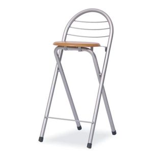 Barová stolička, buk/alumínium, BOXER vyobraziť
