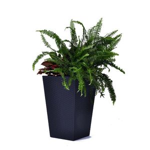 Květináč RATTAN PLANTER Keter 39x39x57 cm vyobraziť