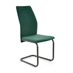 Jedálenská stolička K444 Halmar Tmavo zelená vyobraziť