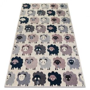 Detský koberec Sheep krémový vyobraziť