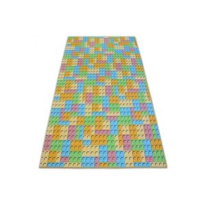Detský kusový koberec LEGO zelený vyobraziť