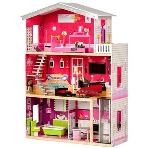 Drevený domček pre bábiky Rezidence Malibu Eco Toys vyobraziť