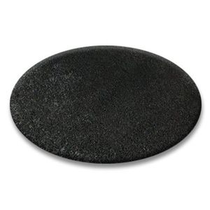 Guľatý koberec SHAGGY HIZA 5 cm čierny vyobraziť
