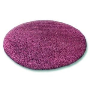 Guľatý koberec SHAGGY HIZA 5 cm fialový vyobraziť