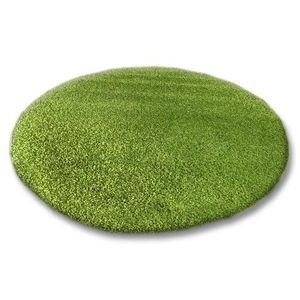 Guľatý koberec SHAGGY HIZA 5 cm zelený vyobraziť