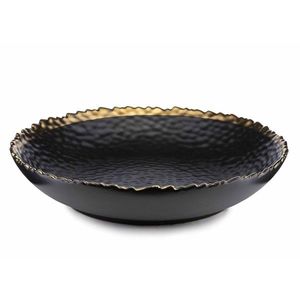 Hlboký keramický tanier Kati 26 cm čierny vyobraziť