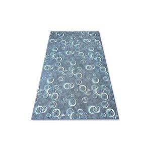 Kusový koberec DROPS Bubbles sivo-modrý vyobraziť