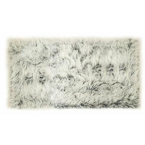 Kusový koberec s vysokým vlasem OMBRE 120 x 160 cm - světle šedý vyobraziť