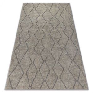 Kusový koberec SOFT CIKCAK krémovo-béžový vyobraziť