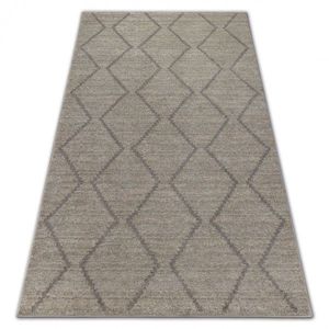 Kusový koberec SOFT ROMBY ETNO krémovo-béžový vyobraziť