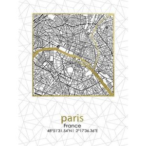 Obraz PARIS 45 x 60 cm zlatý vyobraziť